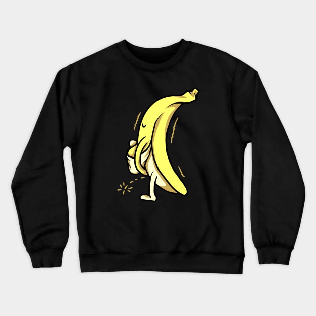 banana peel Crewneck Sweatshirt by takee912